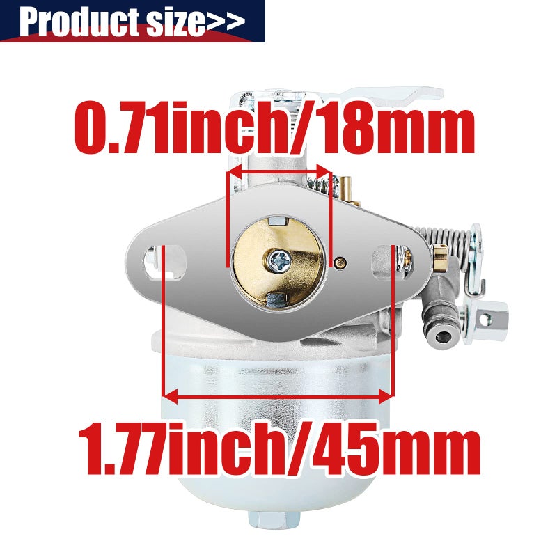 QAZAKY Carburetor Compatible with EZGO Marathon TXT Golf Cart Gas 2-Cycle Engine 14031-G1 20071-G1 21740-G1 23932-G1 17563 17564 Carb 1989 1990 1991 1992 1993 - Image 4